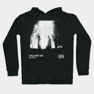 On Fire / Minimalist Graphic Artwork Design Hoodie